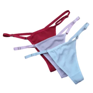 Tanga Colaless Regulable De Algodon: imagen 1