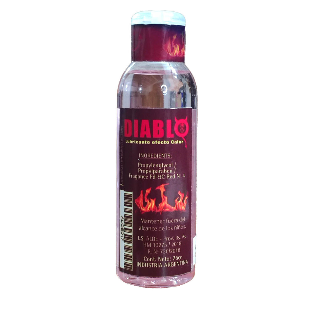 Lubricante Efecto Calor "Diablo" Masajes - 80cc FYL