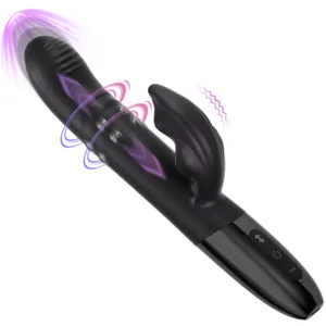 Vibrador Punto G con movimiento y rotacion
